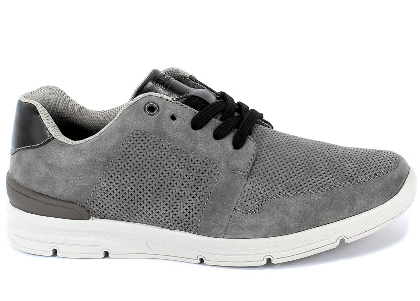 Półbuty Rieker 16406-40 Grey Szary Skóra
