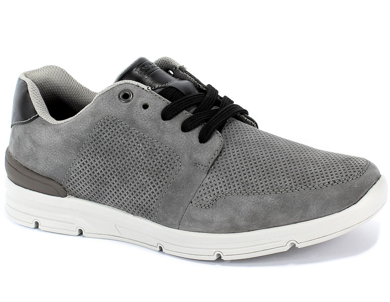 Półbuty Rieker 16406-40 Grey Szary Skóra