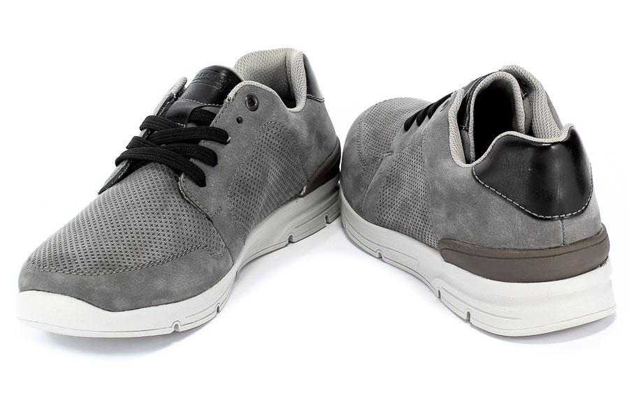 Półbuty Rieker 16406-40 Grey Szary Skóra