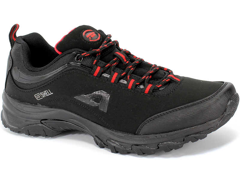 Półbuty American WT02/20 Black/Red Czerwony