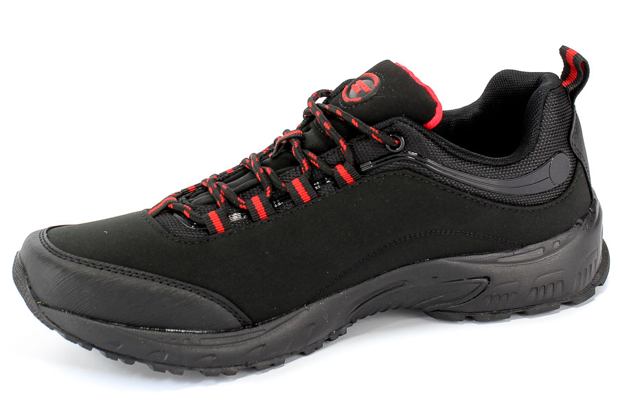 Półbuty American WT02/20 Black/Red Czerwony