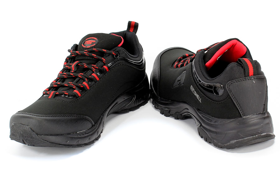 Półbuty American WT02/20 Black/Red Czerwony