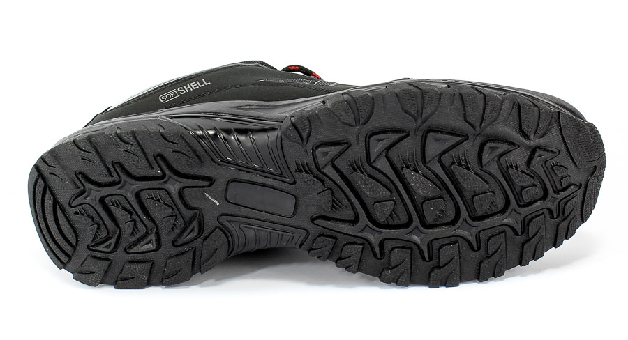 Półbuty American WT02/20 Black/Red Czerwony