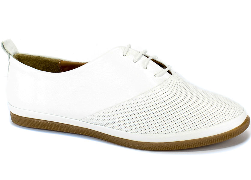Półbuty Venezia D475Z White Biały Skóra