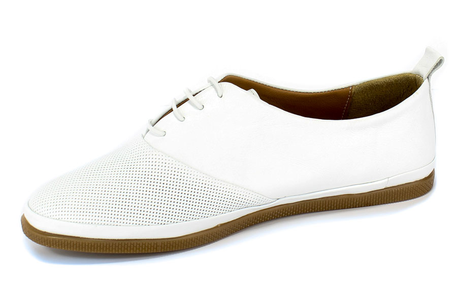 Półbuty Venezia D475Z White Biały Skóra