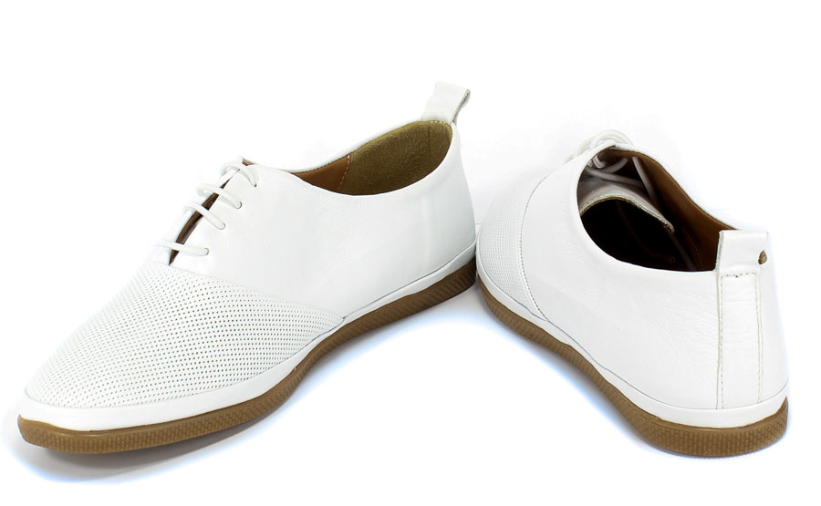 Półbuty Venezia D475Z White Biały Skóra