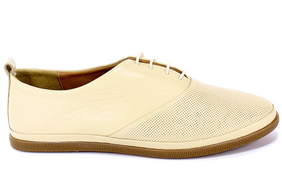 Półbuty Venezia D475Z Beige Beż Skóra