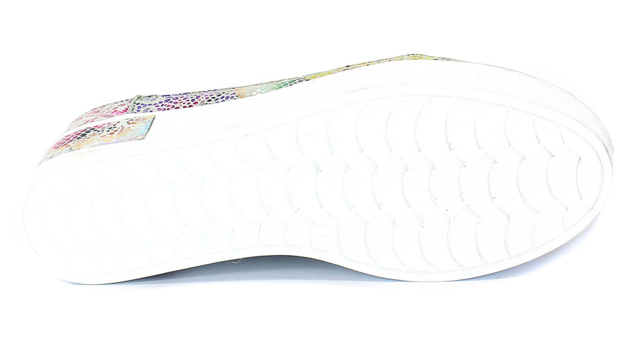 Półbuty Letnie Venezia 5114 White Biały Skóra