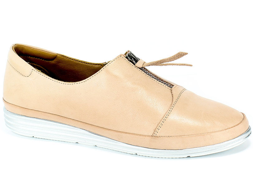 Półbuty Venezia 05474 Cameo Beż Skóra