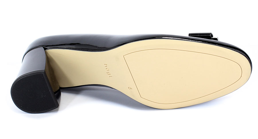 Czółenka Högl 9-10 5084 Black Czarny Skóra