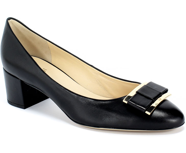 Czółenka Högl 9-10 4080 Black Czarny Skóra