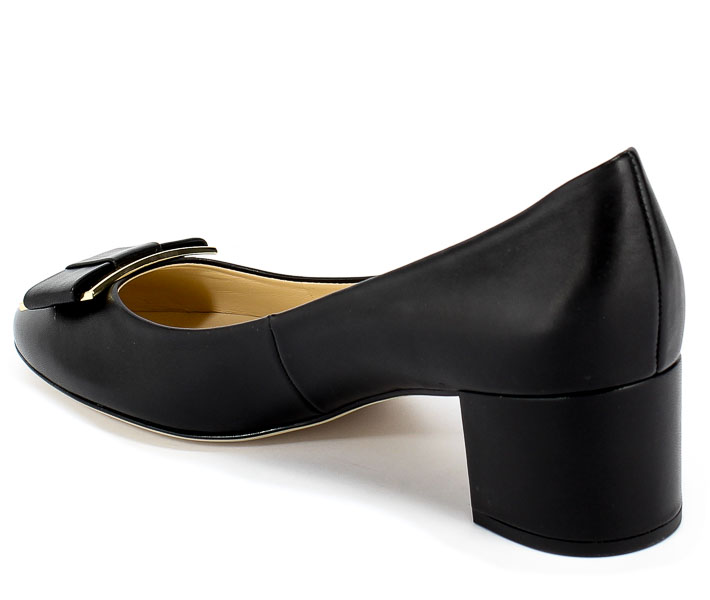 Czółenka Högl 9-10 4080 Black Czarny Skóra