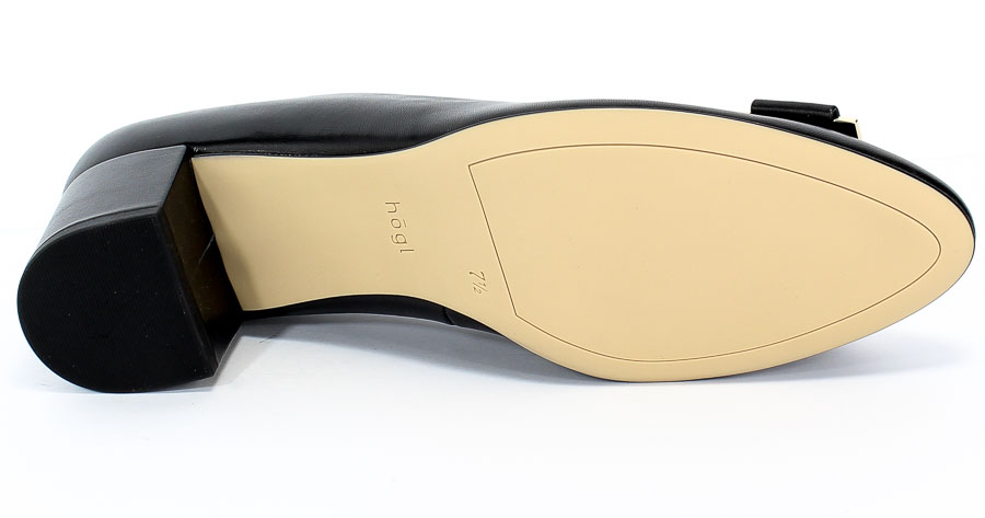 Czółenka Högl 9-10 4080 Black Czarny Skóra