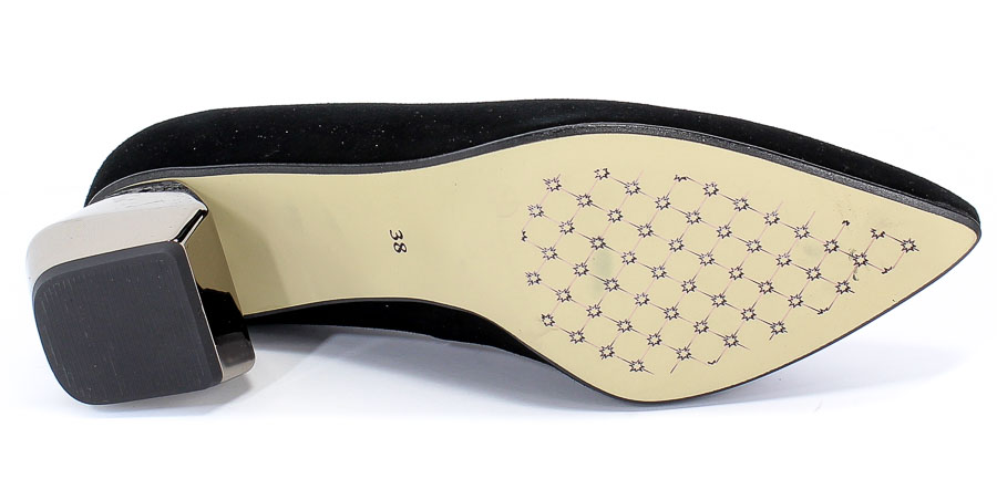 Czółenka Euro Moda 20 3321/003-P Czarny Skóra