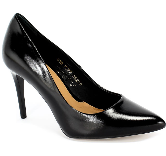 Szpilki Visconi 7277245/931 Tosca Nero Czarny Skóra