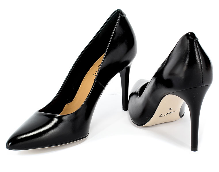 Szpilki Visconi 7277245/931 Tosca Nero Czarny Skóra