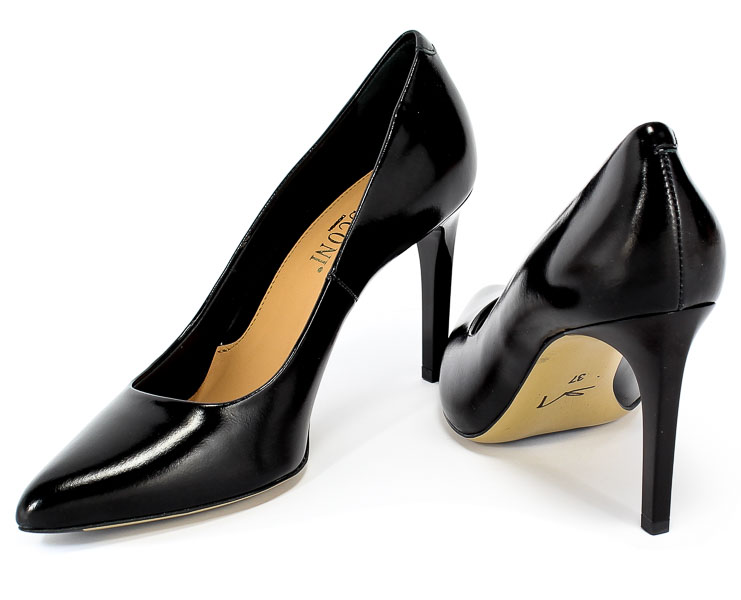 Szpilki Visconi 7277245/817 Tosca Nero Czarny Skóra