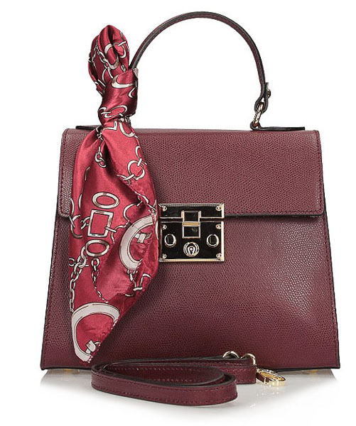 Torebka Toscanio B66 Bordo Skóra