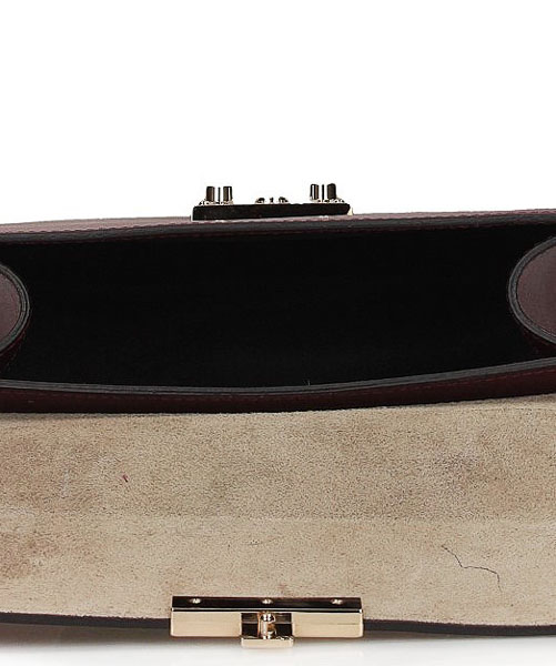 Torebka Toscanio B66 Bordo Skóra