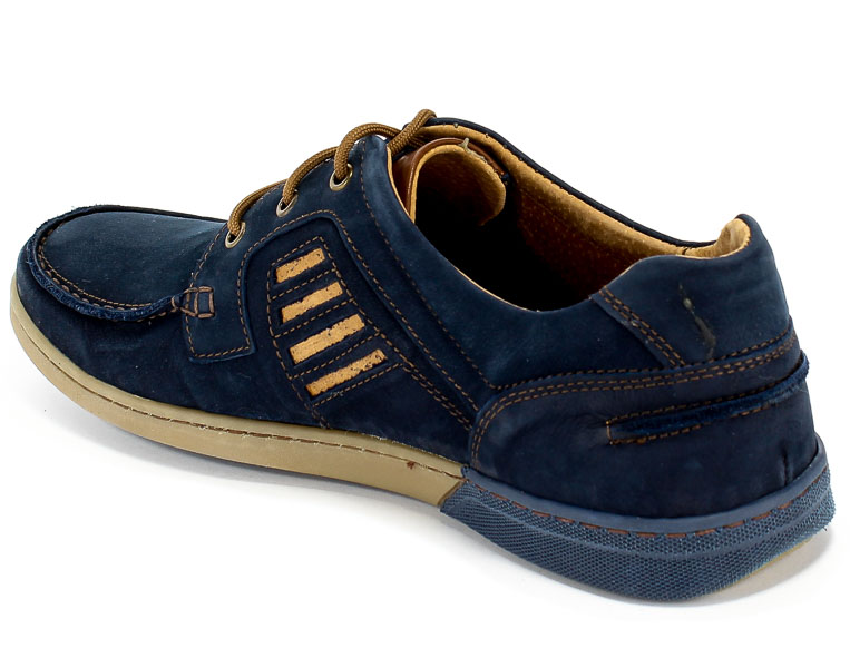 Mokasyny Riko 908 Juma Blue/Ax Granatowy Skóra