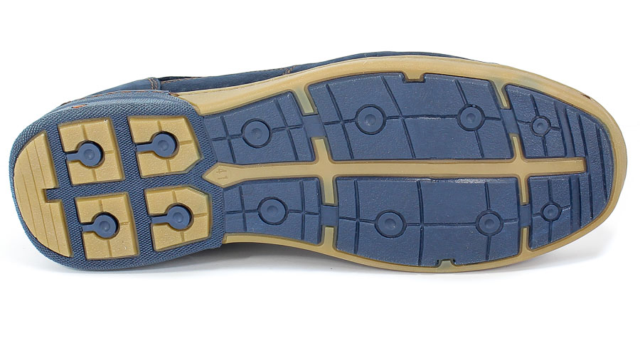 Mokasyny Riko 908 Juma Blue/Ax Granatowy Skóra