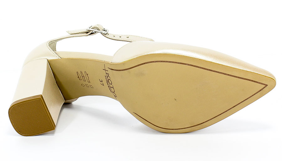 Sandały Kotyl 3779 Perłowy Skóra