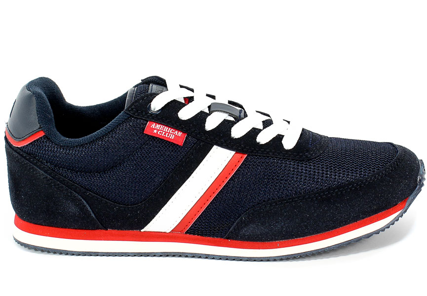 Półbuty American FH06/20 Navy Granatowy