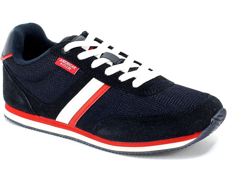 Półbuty American FH06/20 Navy Granatowy