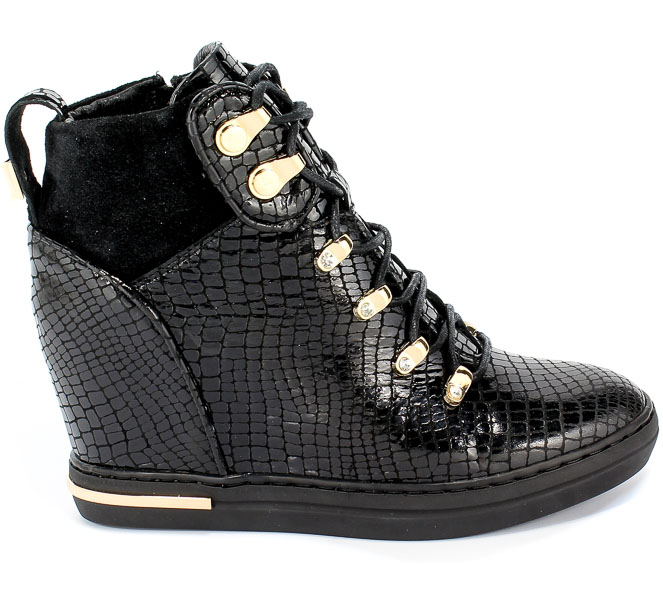 Sneakersy Carinii B5442-N65-H20-000-B88 Czarny Skóra