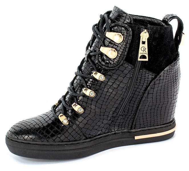 Sneakersy Carinii B5442-N65-H20-000-B88 Czarny Skóra