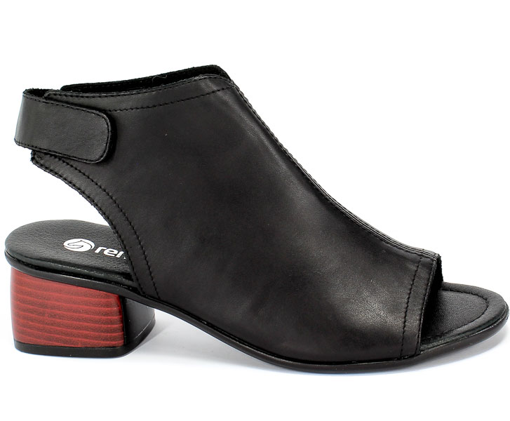 Sandały Remonte R8770-01 Black Czarny Skóra