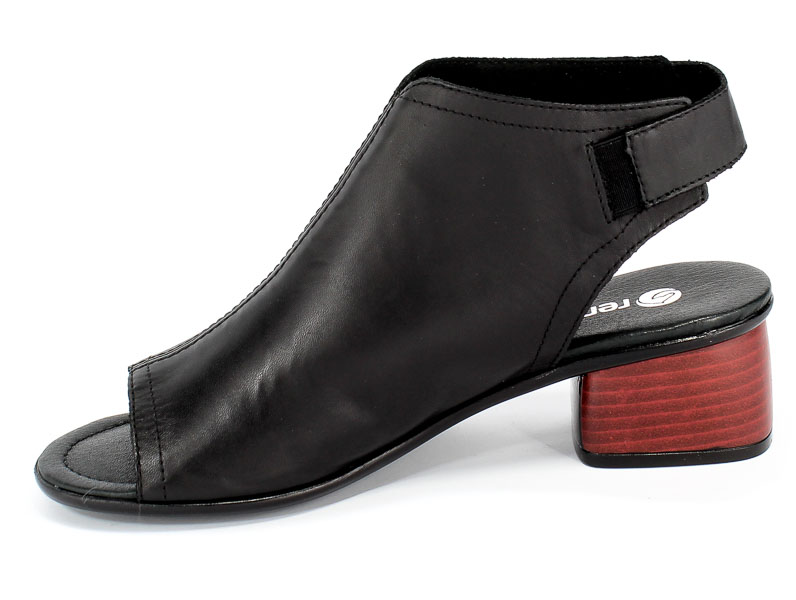 Sandały Remonte R8770-01 Black Czarny Skóra