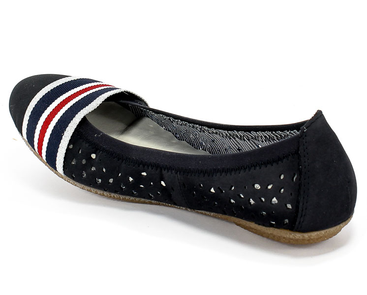Baleriny Letnie Rieker 41455-14 Blue Granatowy