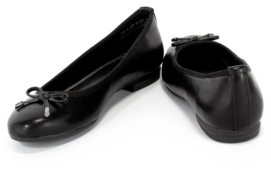 Baleriny Marco Tozzi 2-22137-34 001 Black Czarny