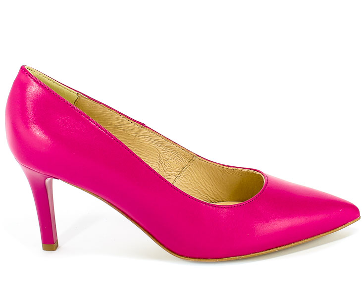 Szpilki Uncome 30042 Fuxia Róż Skóra
