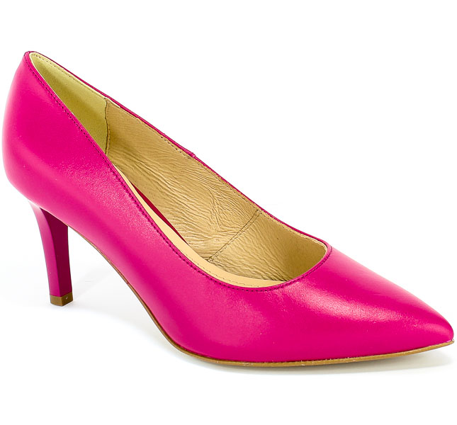 Szpilki Uncome 30042 Fuxia Róż Skóra