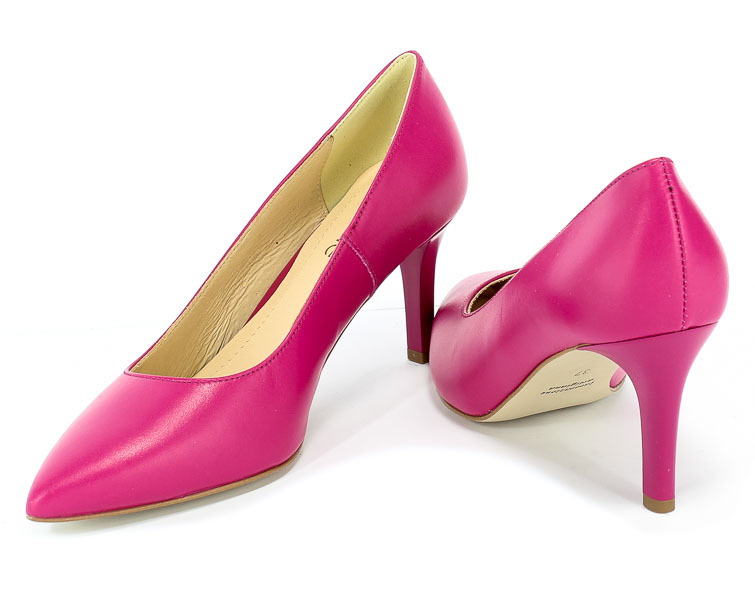 Szpilki Uncome 30042 Fuxia Róż Skóra