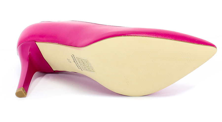 Szpilki Uncome 30042 Fuxia Róż Skóra