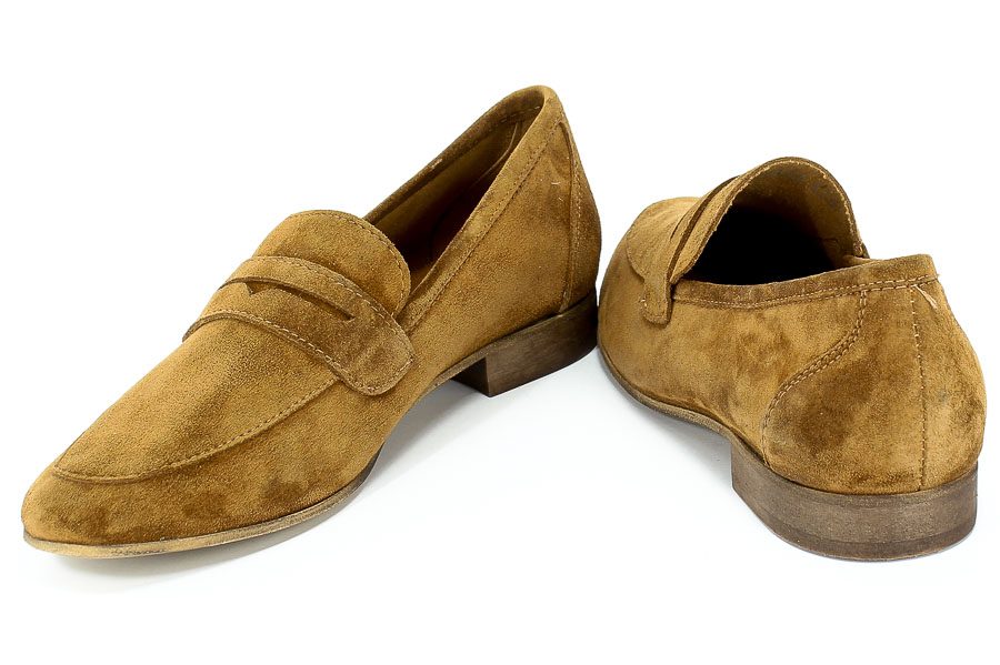 Lordsy Nessi 20703 Camel W Brązowy Skóra