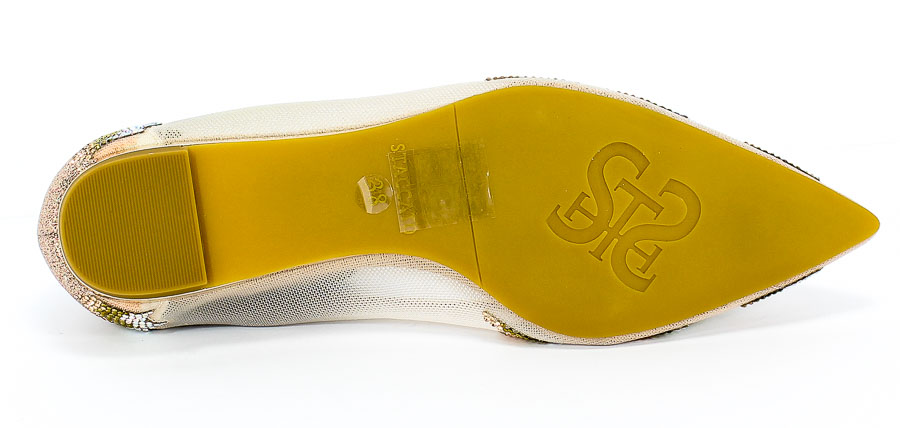 Baleriny Letnie Sca'viola B-92 Beige Beż