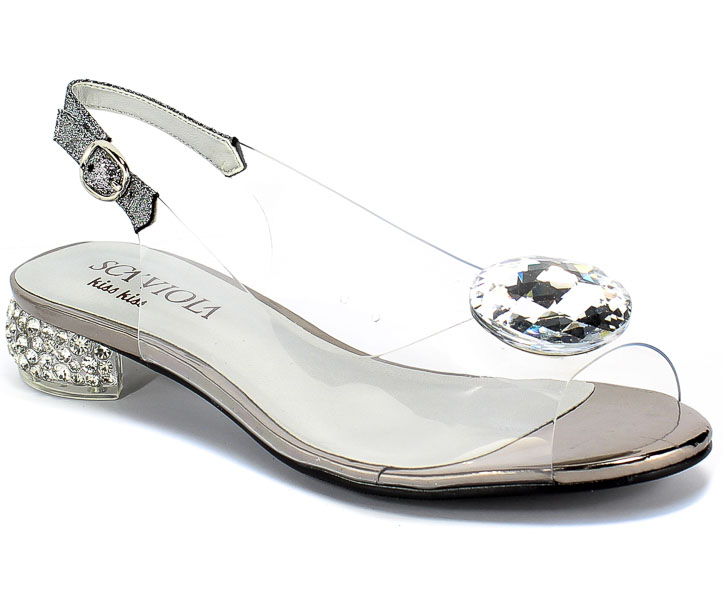 Sandały Sca'viola G-15 Silver Srebro