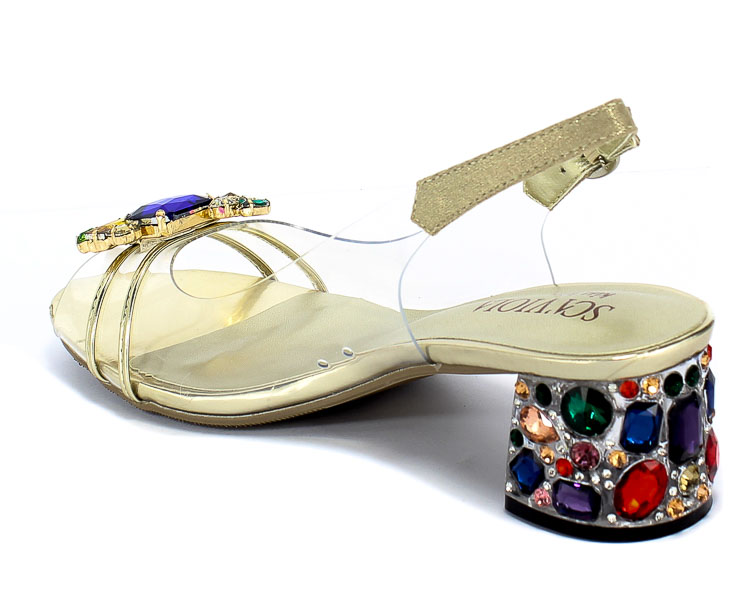 Sandały Sca'viola G-25 Gold Złoty