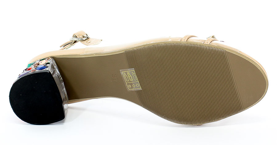 Sandały Sca'viola G-25 Nude Beż