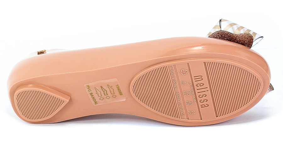 Baleriny Letnie Melissa 32716 53328 Pink/Pink Glitter Róż