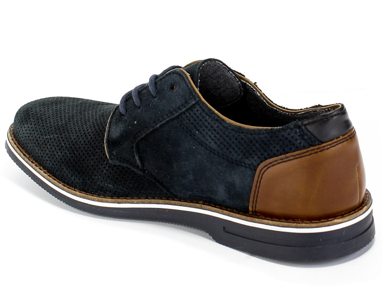 Półbuty Rieker 12504-14 Blue Combination Granatowy