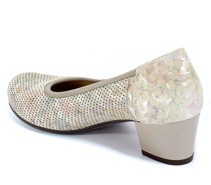 Czółenka Letnie Galant 168 Beż Sz Skóra