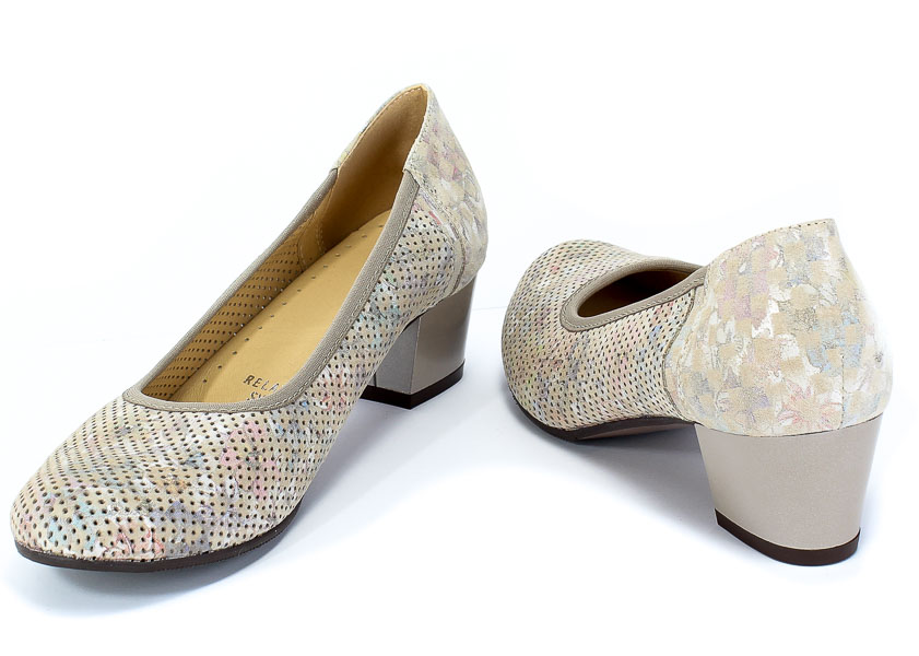 Czółenka Letnie Galant 168 Beż Sz Skóra