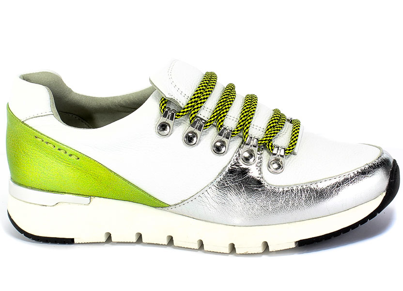 Półbuty Caprice 9-23705-24 170 White/Lime Skóra