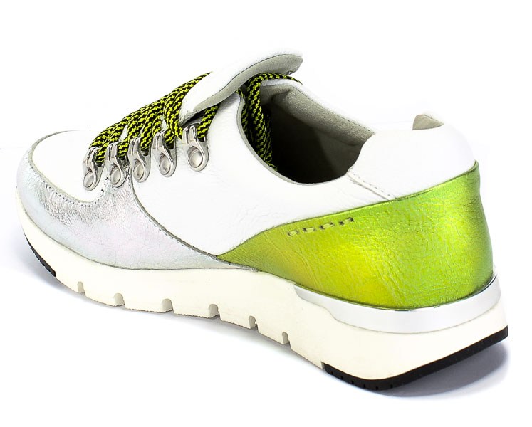 Półbuty Caprice 9-23705-24 170 White/Lime Skóra