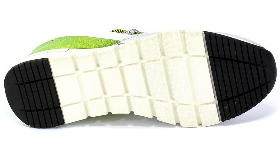 Półbuty Caprice 9-23705-24 170 White/Lime Skóra